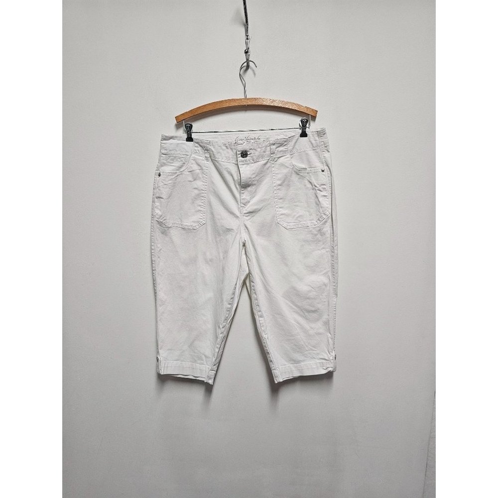 Gloria Vanderbilt Women's Plus Sz 16 Bianca Cargo Skimmer Pants